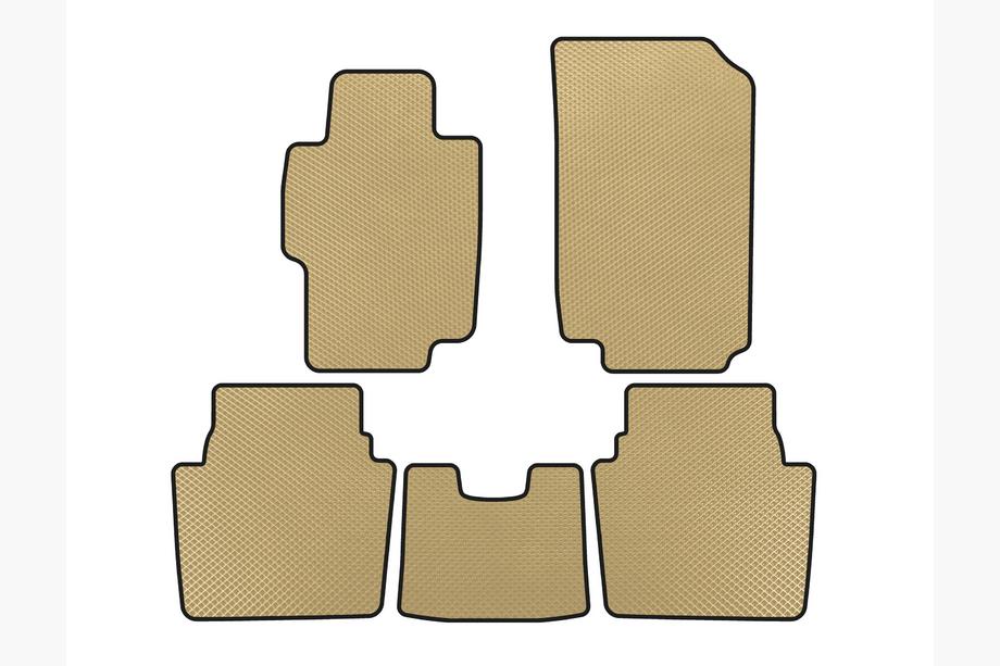 Honda Accord VII 2002-2007 Alfombrillas EVA (SD, Beige) Image