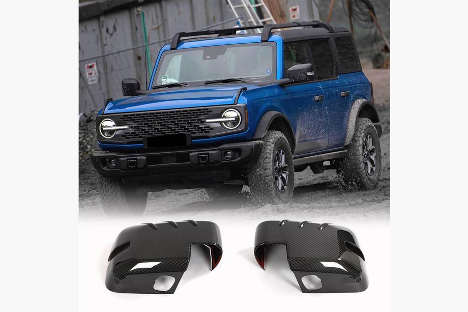 Ford Bronco 2021- Cubiertas de Espejos (Carbono) Image
