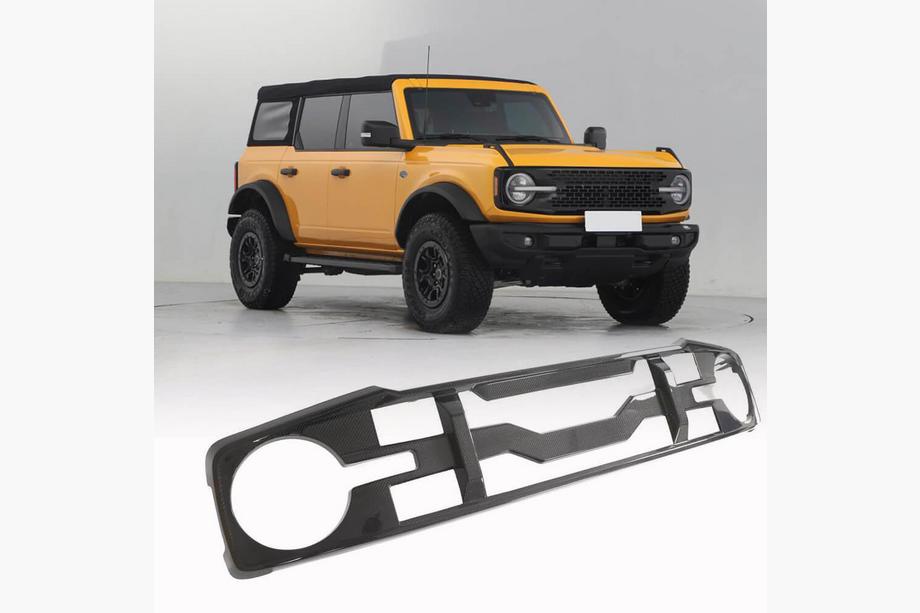 Ford Bronco 2021- Parrilla Delantera V1 (Carbono) Image