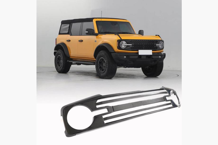 Ford Bronco 2021- Parrilla Delantera V2 (Carbono) Image
