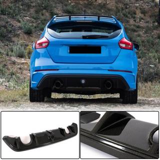 Difusor de Parachoques Trasero (para RS 2015-2017, Carbono) Ford Focus III 2011-2017 foto 1