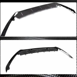 Labio delantero para parachoques (para RS 2015-2017, Carbono) foto 2