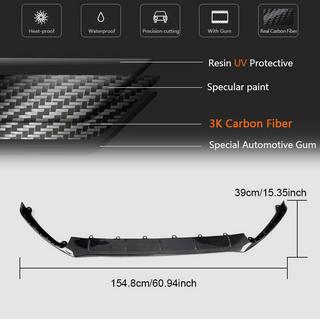 Labio delantero para parachoques (para RS 2015-2017, Carbono) Ford Focus III 2011-2017 foto 3