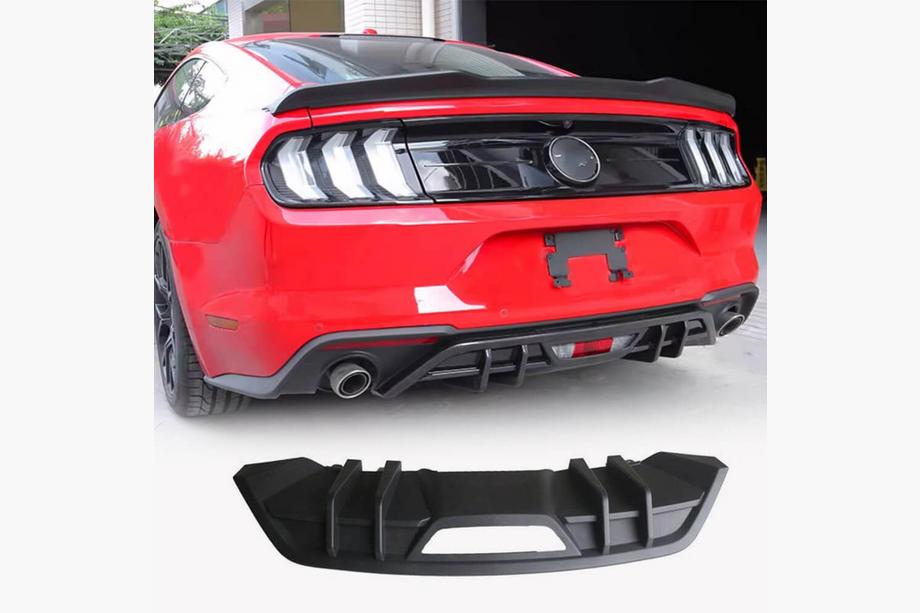 Ford Mustang 2015-2023 Difusor de Parachoques Trasero (2018-2023, Plástico) Image