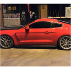 Ford Mustang 2015-2023 Faldones Laterales V2 (Carbono) foto 3