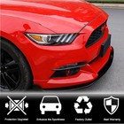 Ford Mustang 2015-2023 Cubiertas de Faros Antiniebla de Carbono V1 (2015-2017) foto 2