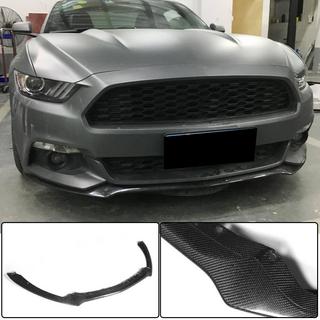 Lip Parachoques Delantero (2015-2017, Carbono) Ford Mustang 2015-2023 foto 1