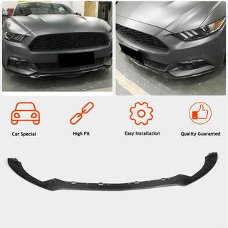 Lip Parachoques Delantero (2015-2017, Carbono) Ford Mustang 2015-2023 foto 2