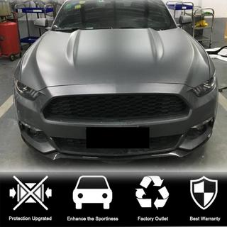 Lip Parachoques Delantero (2015-2017, Carbono) Ford Mustang 2015-2023 foto 3
