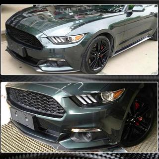 Lip Parachoques Delantero (2015-2017, Carbono) Ford Mustang 2015-2023 foto 4