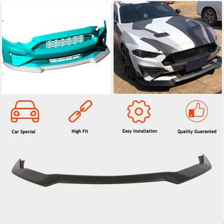 Labio Frontal Parachoques (2017-2020, Carbono) Ford Mustang 2015-2023 foto 2
