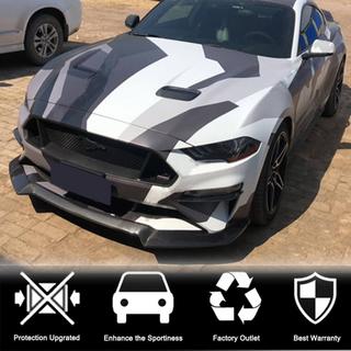 Labio Frontal Parachoques (2017-2020, Carbono) Ford Mustang 2015-2023 foto 3
