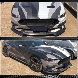 Labio Frontal Parachoques (2017-2020, Carbono) Ford Mustang 2015-2023 foto 4