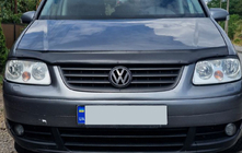 Volkswagen Caddy 2004-2010 Pestañas para faros (negras) Negro Mate foto 10