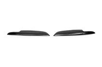 Volkswagen Caddy 2004-2010 Pestañas para faros (negras) Negro Mate foto 3
