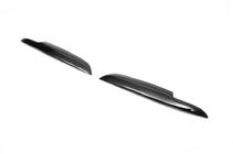 Volkswagen Caddy 2004-2010 Pestañas para faros (negras) Negro Mate foto 15