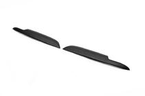 Volkswagen Caddy 2004-2010 Pestañas para faros (negras) Negro Mate foto 14