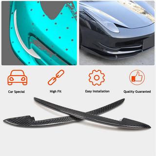 Extensiones de Parachoques Delantero V2 (2011-2013, Carbono) Ferrari 458 Italia 2009-2015 foto 2