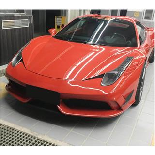 Cubiertas de Parachoques Delantero de Carbono (2014-2015) Ferrari 458 Italia 2009-2015 foto 3