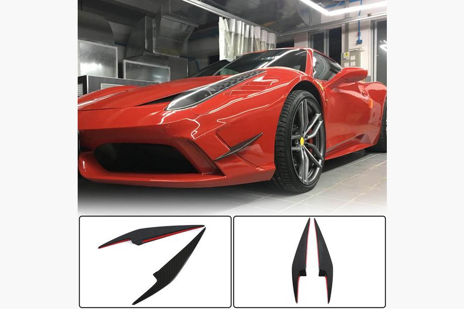 Ferrari 458 Italia 2009-2015 Cubiertas de Parachoques Delantero de Carbono (2014-2015) Foto 1
