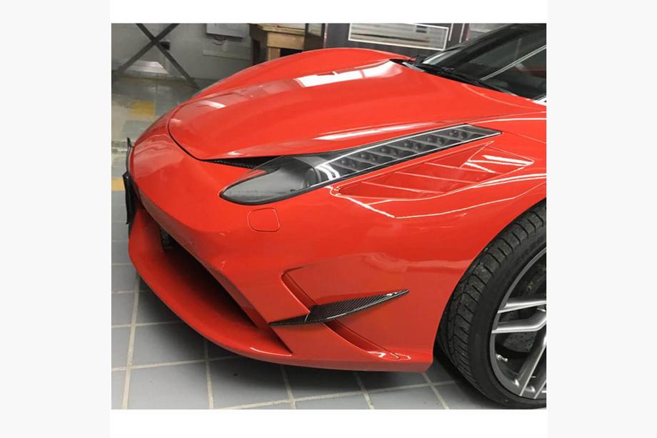 Ferrari 458 Italia 2009-2015 Cubiertas de Parachoques Delantero de Carbono (2014-2015) Foto 4