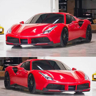 Ferrari 488 GTB 2015-2019 Flaps de Parachoques Delantero de Carbono (2015-2019) foto 2