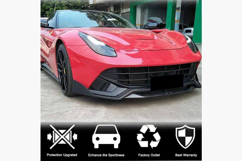 Ferrari F12 Berlinetta 2012-2017 Labio Delantero Parachoques (2012-2014, Carbono) Foto 2