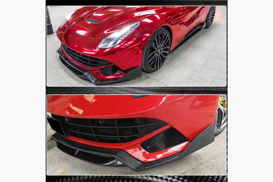 Ferrari F12 Berlinetta 2012-2017 Labio Delantero Parachoques (2012-2014, Carbono) Foto 4