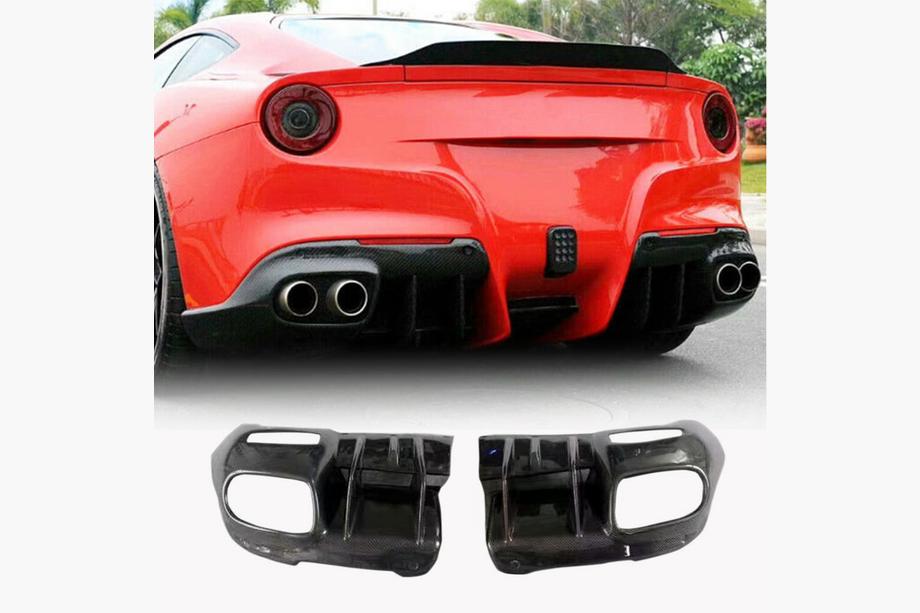 Ferrari F12 Berlinetta 2012-2017 Difusor Parachoques Trasero (2012-2014, Carbono) Foto 1
