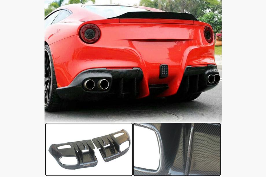 Ferrari F12 Berlinetta 2012-2017 Difusor Parachoques Trasero (2012-2014, Carbono) Foto 2