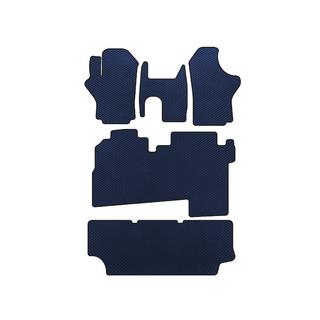 Alfombrillas EVA (2004-2007, 3 Filas, 8 Plazas, Azul) Hyundai H200, H1, Starex 1998-2007