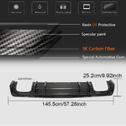 Dodge Challenger 2008-2023 Difusor de parachoques trasero (2015-2023, Carbono) foto 5