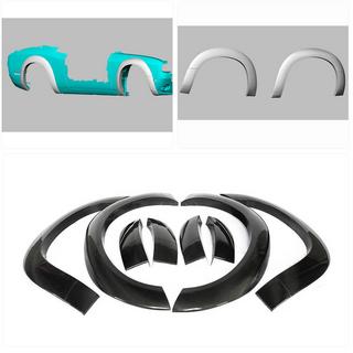 Aletines de guardabarros (2015-2019, Carbono) foto 2