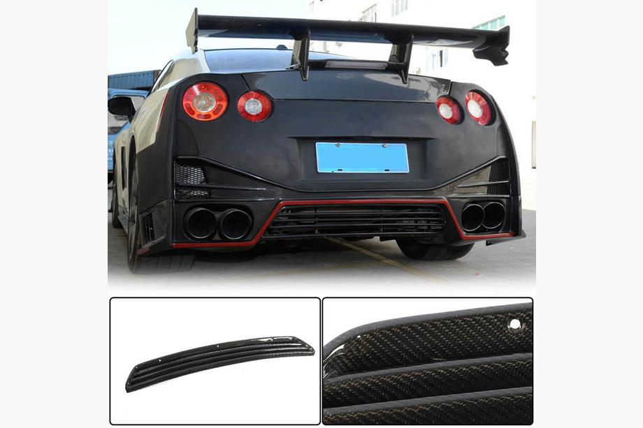 Nissan GT-R 2008-2025 Difusor Parachoques Trasero (2009-2015, Carbono) Image