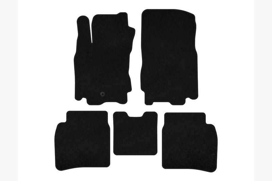 Nissan Note 2004-2012 Alfombrillas de moqueta Premium (Negro) Image