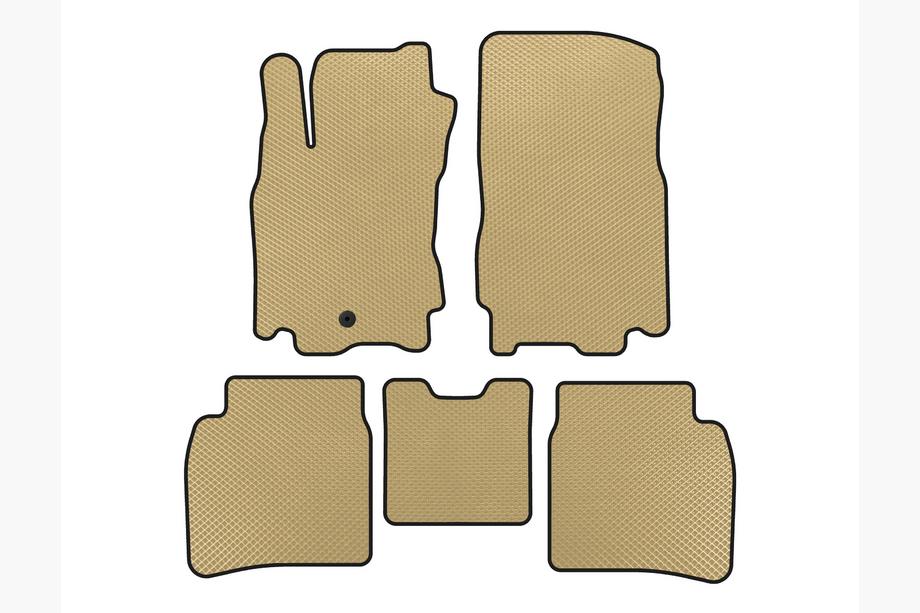 Nissan Note 2004-2012 Alfombrillas EVA (Beige) Image
