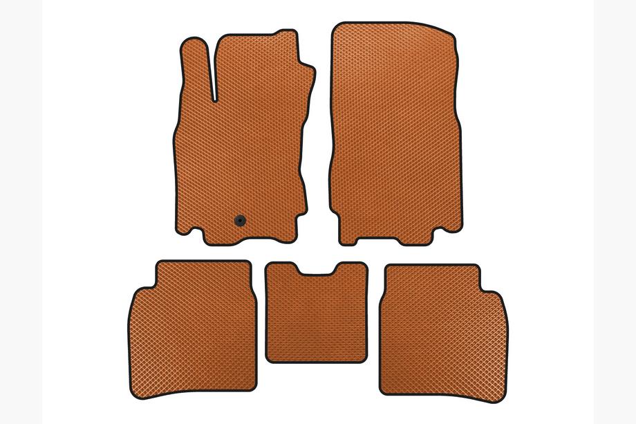 Nissan Note 2004-2012 Alfombrillas EVA (Naranja) Image