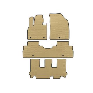 Alfombrillas EVA (3 Filas, 8 Plazas, Beige) Hyundai Palisade 2018-2025