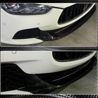 Splitter delantero V2 para parachoques Base/S/S Q4 2013-2017 Carbono foto 4