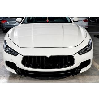 Splitter delantero V2 para parachoques Base/S/S Q4 2013-2017 Carbono Maserati Ghibli 2013-2023 foto 2