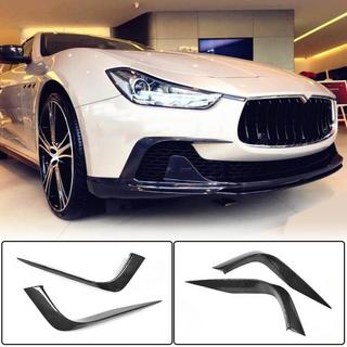 Cubiertas de Parachoques Delantero de Carbono (para Base/S/S Q4 2013-2017) Maserati Ghibli 2013-2023 foto 1