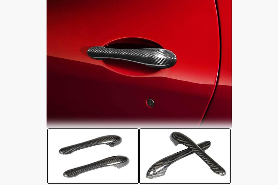 Maserati GranTurismo 2007-2019 Cubiertas de Manijas de Puerta de Carbono Image
