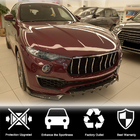 Maserati Levante 2016- Extensión de labio delantero V1 para parachoques (para Base/S, carbono) foto 3