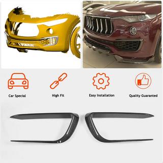 Cubiertas de Parachoques Delantero de Carbono (para Base/S) Maserati Levante 2016- foto 2