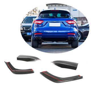 Cubierta de parachoques trasero de carbono Maserati Levante 2016- foto 1