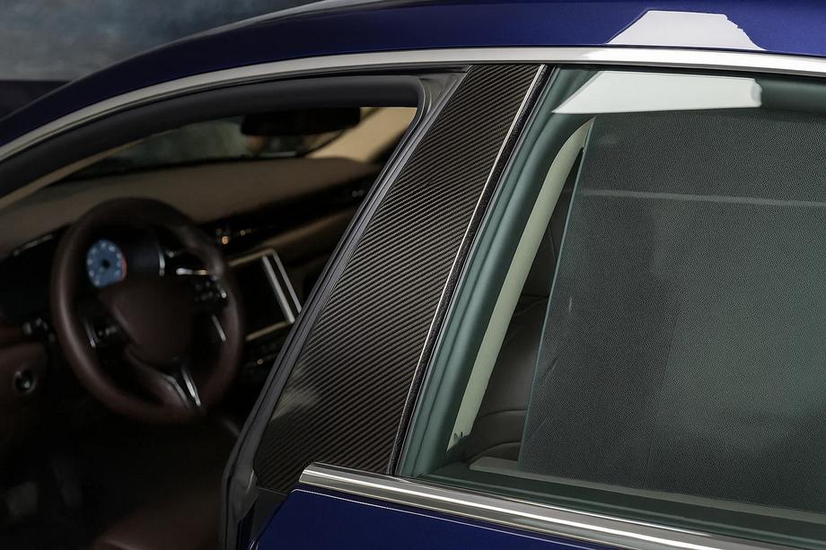 Maserati Quattroporte 2013-2023 Cubiertas de Pilar de Puerta en Carbono (2013-2017) Image