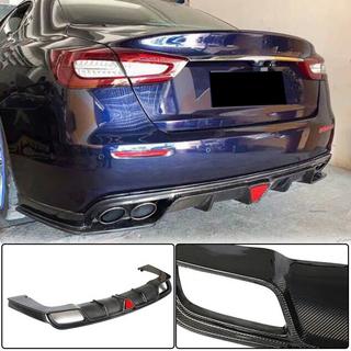Difusor Trasero de Parachoques V1 para S/S Q4 2017-2020 Carbono Maserati Quattroporte 2013-2023 foto 1