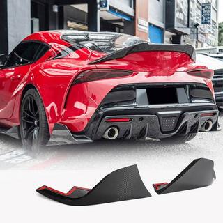 Cubierta de parachoques trasero de carbono Toyota Supra 2019- foto 1