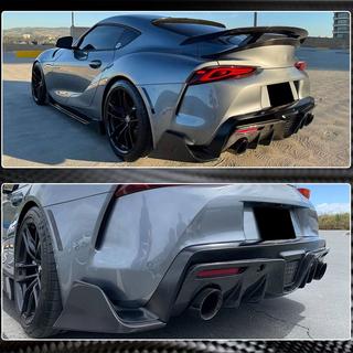Cubierta de parachoques trasero de carbono Toyota Supra 2019- foto 4