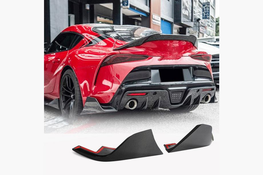 Toyota Supra 2019- Cubierta de parachoques trasero de carbono Foto 1